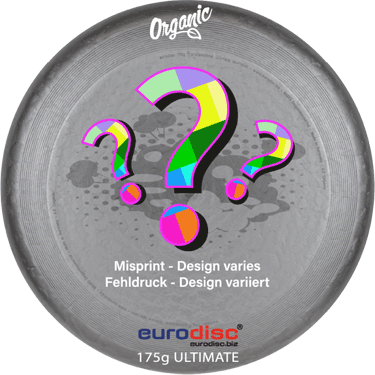 eurodisc® 175g Ultimate Frisbee Secret organic, SILVER