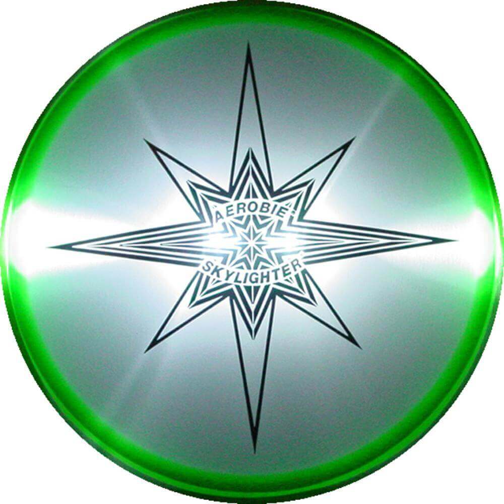 Aerobie Skylighter LED Frisbee nightglow Grün Aerobie Skylighter LED Frisbee nightglow Grün