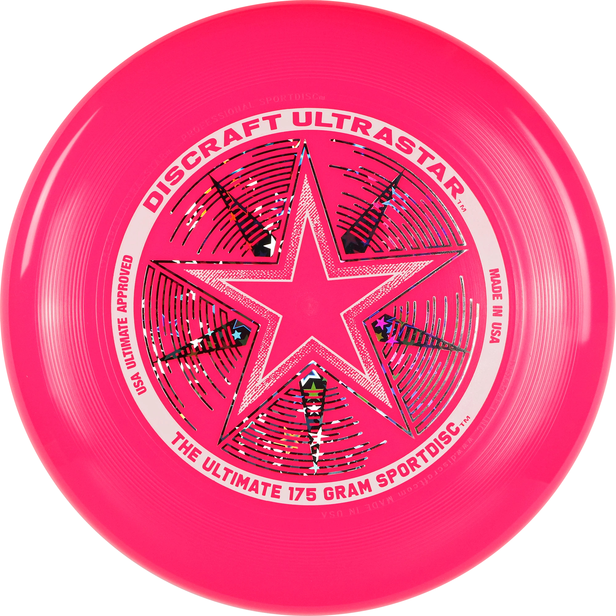 Discraft 175g Ultimate Frisbee Ultrastar in pink Discraft 175g Ultimate Frisbee Ultrastar in pink