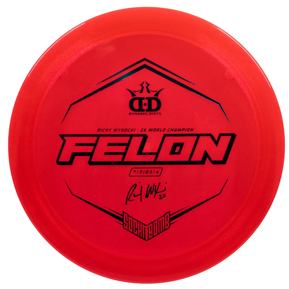 Dynamic Discs Fairway Driver Lucid Ice Glimmer Felon - Signature Ricky Wysocki Dynamic Discs Fairway Driver Lucid Ice Glimmer Felon - Signature Ricky Wysocki
