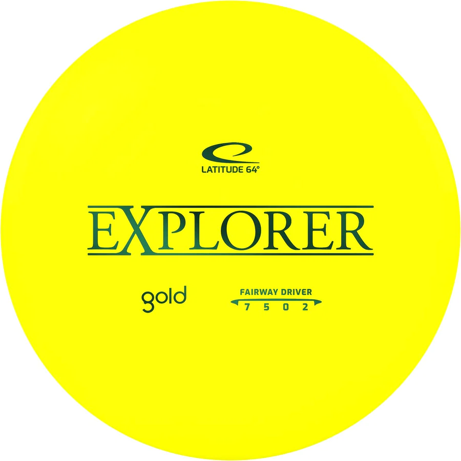Latitude Discgolf-Disc Fairway Driver Explorer Gold