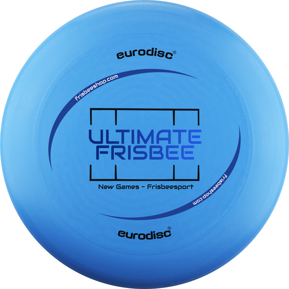 Eurodisc 175g Ultimate Frisbee New Games Hellblau aus Bio-Kunststoff