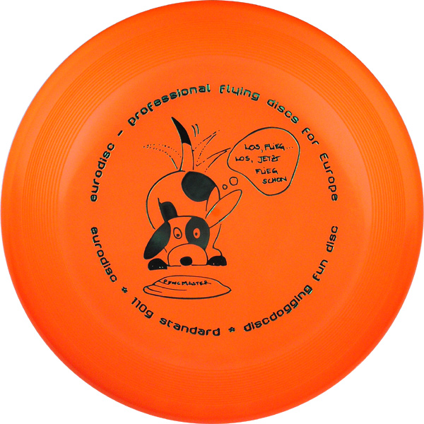 eurodisc® Hundefrisbee 110g Standard orange