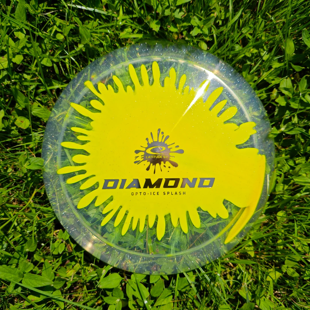 Latitude64 Disc Golf Fairway Driver Opto Ice SPARKLE SPLASH Diamond Latitude64 Disc Golf Fairway Driver Opto Ice SPARKLE SPLASH Diamond