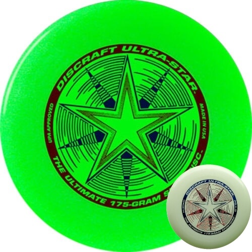 Discraft 175g Ultimate Frisbee Ultrastar  Nightglow