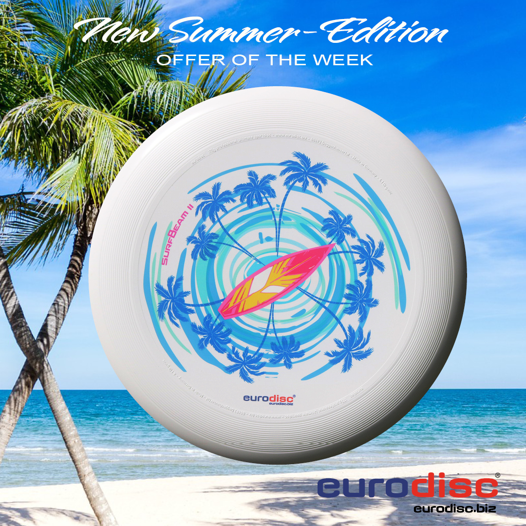 eurodisc 175g Ultimate Frisbee Surfbeam 24 aus Bio-Kunststoff eurodisc 175g Ultimate Frisbee Surfbeam 24 aus Bio-Kunststoff