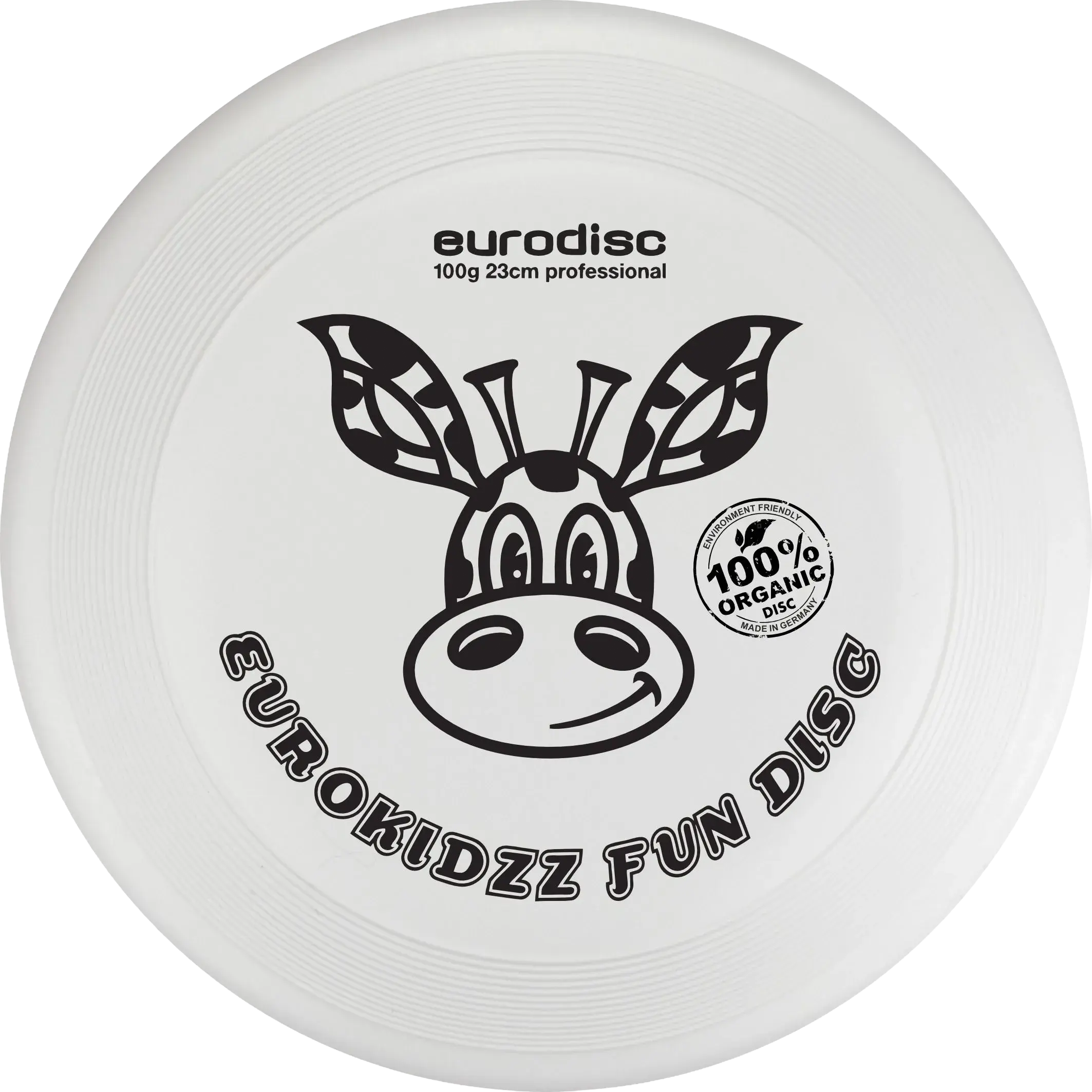 eurodisc® 110g Kidzz Fun Frisbee Giraffe 23cm in various colors White