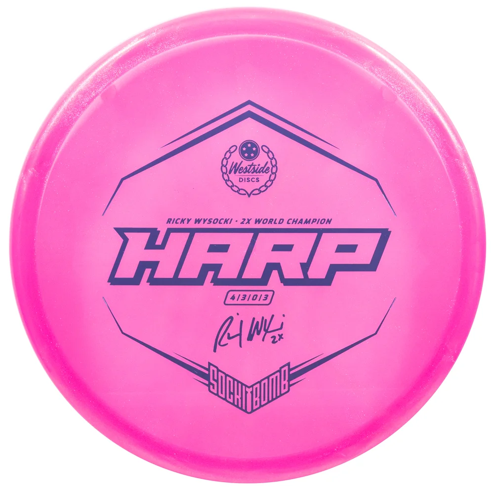 Westside Disc Golf Putter VIP Ice Glimmer Harp - Ricky Wysocki Westside Disc Golf Putter VIP Ice Glimmer Harp - Ricky Wysocki