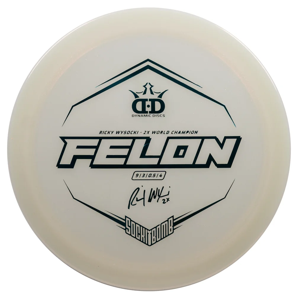 Dynamic Discs Fairway Driver Lucid Ice Glimmer Felon - Signature Ricky Wysocki Dynamic Discs Fairway Driver Lucid Ice Glimmer Felon - Signature Ricky Wysocki
