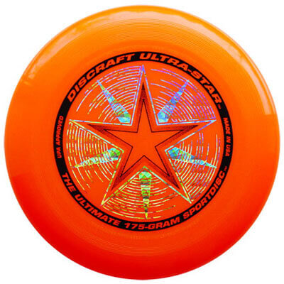 Discraft 175g Ultimate Frisbee Ultrastar Orange