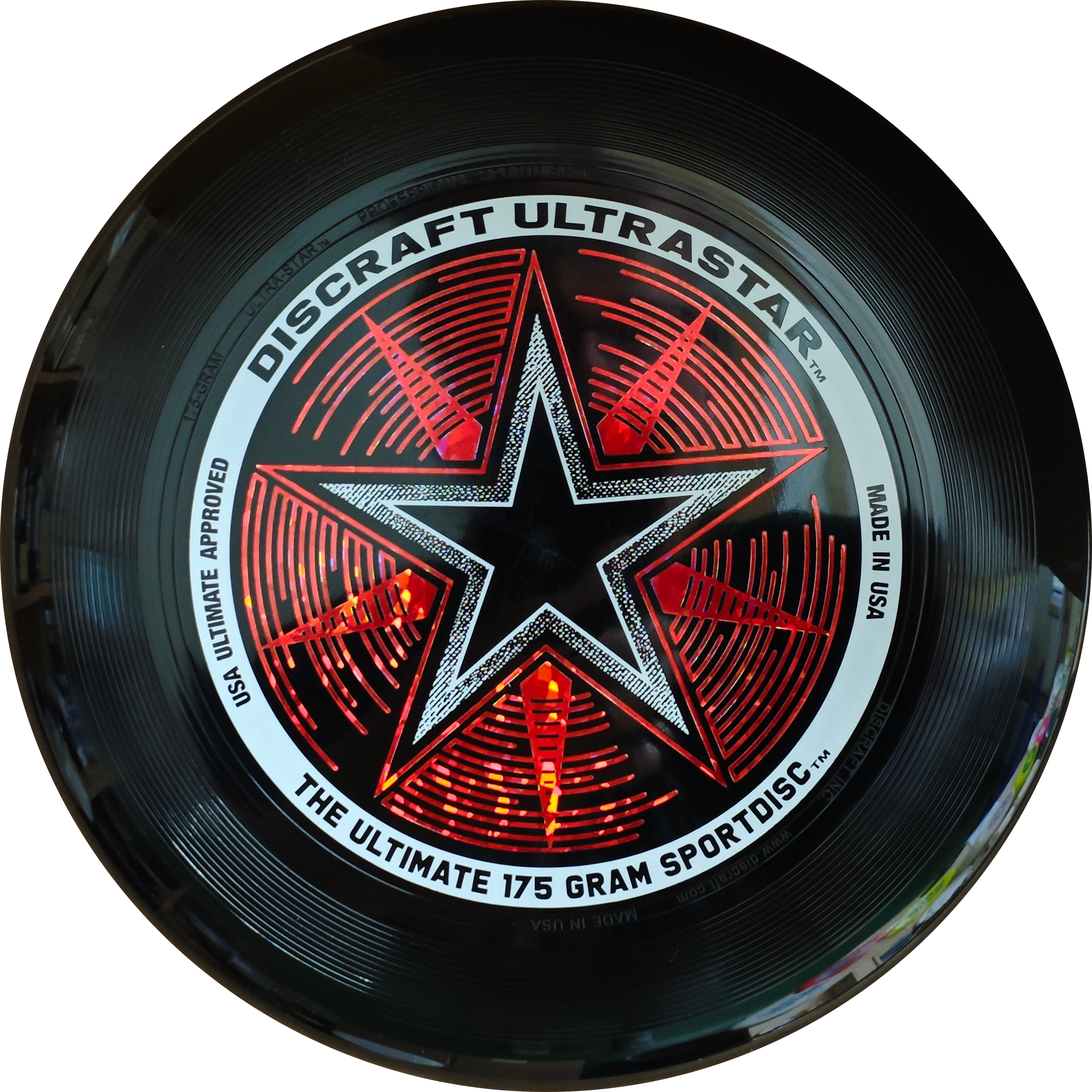 Discraft 175g Ultimate Frisbee Ultrastar schwarz Discraft 175g Ultimate Frisbee Ultrastar schwarz