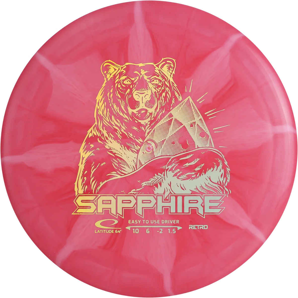 Latitude 64 Disc Golf Distance Driver Retro Burst Sapphire Latitude 64 Disc Golf Distance Driver Retro Burst Sapphire