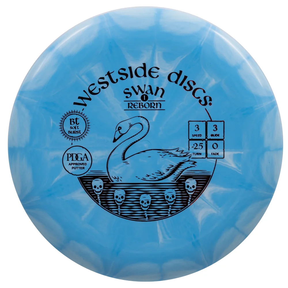 Westside Disc Golf Putter BT Soft Burst Swan 1 Reborn