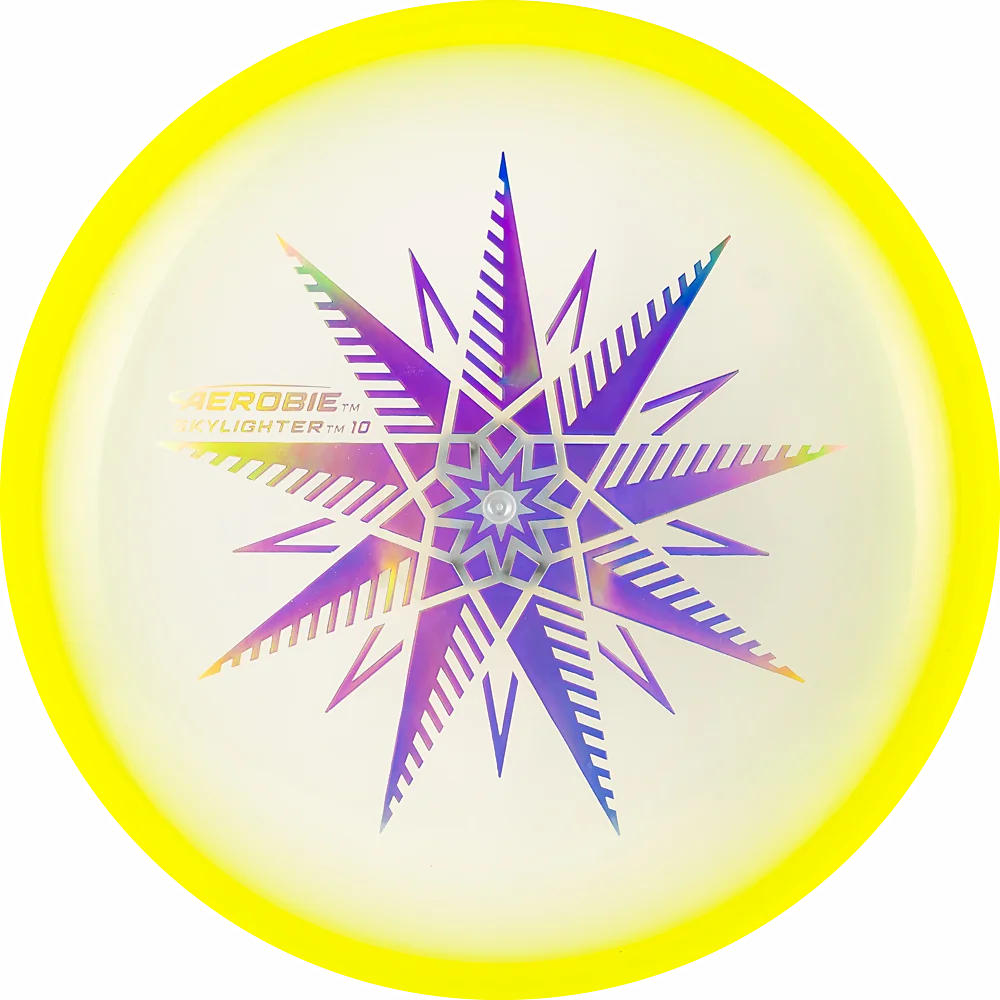Aerobie Skylighter LED Frisbee nightglow Gelb Aerobie Skylighter LED Frisbee nightglow Gelb