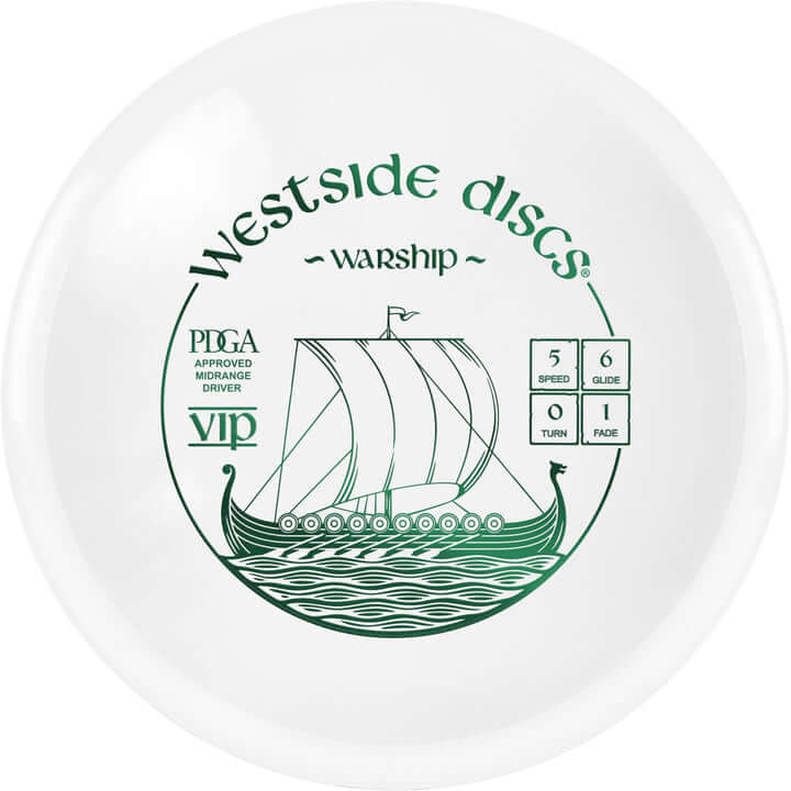 Westside Disc Golf Midrange Driver VIP Warship Westside Disc Golf Midrange Driver VIP Warship
