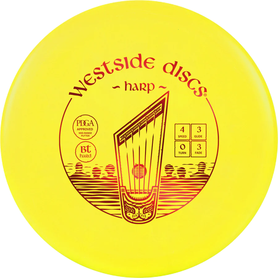 Westside Disc Golf Putter BT Medium Harp Westside Disc Golf Putter BT Medium Harp