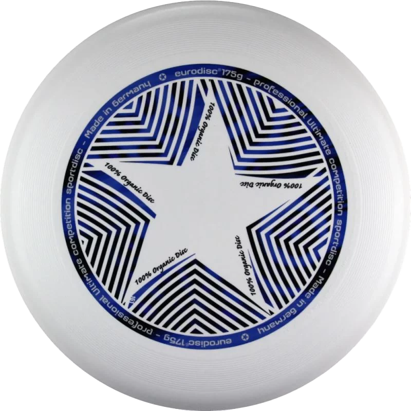 eurodisc® 175g Ultimate Frisbee Star aus Bio-Kunststoff in verschiedenen Farben
