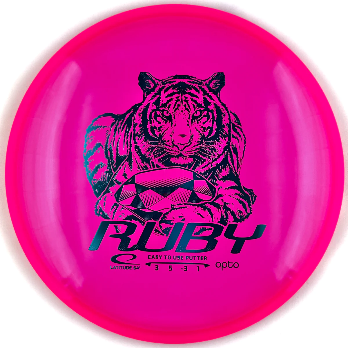 Latitude 64 Disc Golf Putter Opto Ruby 