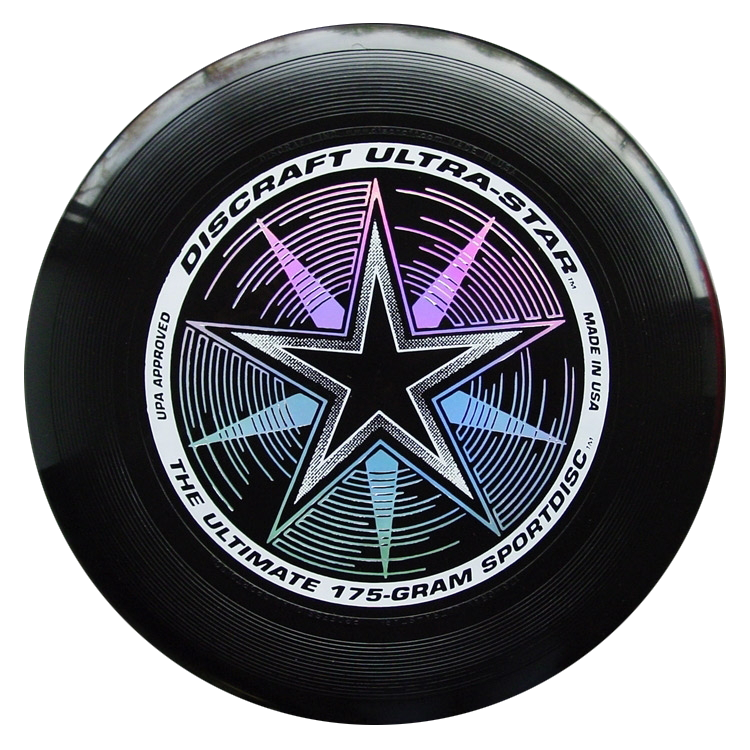Discraft 175g Ultimate Frisbee Ultrastar schwarz Discraft 175g Ultimate Frisbee Ultrastar schwarz