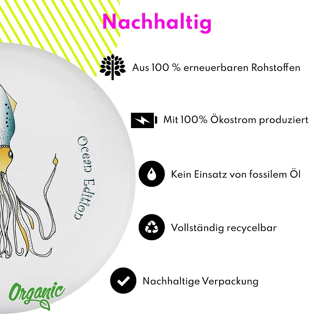 eurodisc® 175g Ultimate Frisbee Calmar aus Bio-Kunststoff Ocean Edition eurodisc® 175g Ultimate Frisbee Calmar aus Bio-Kunststoff Ocean Edition