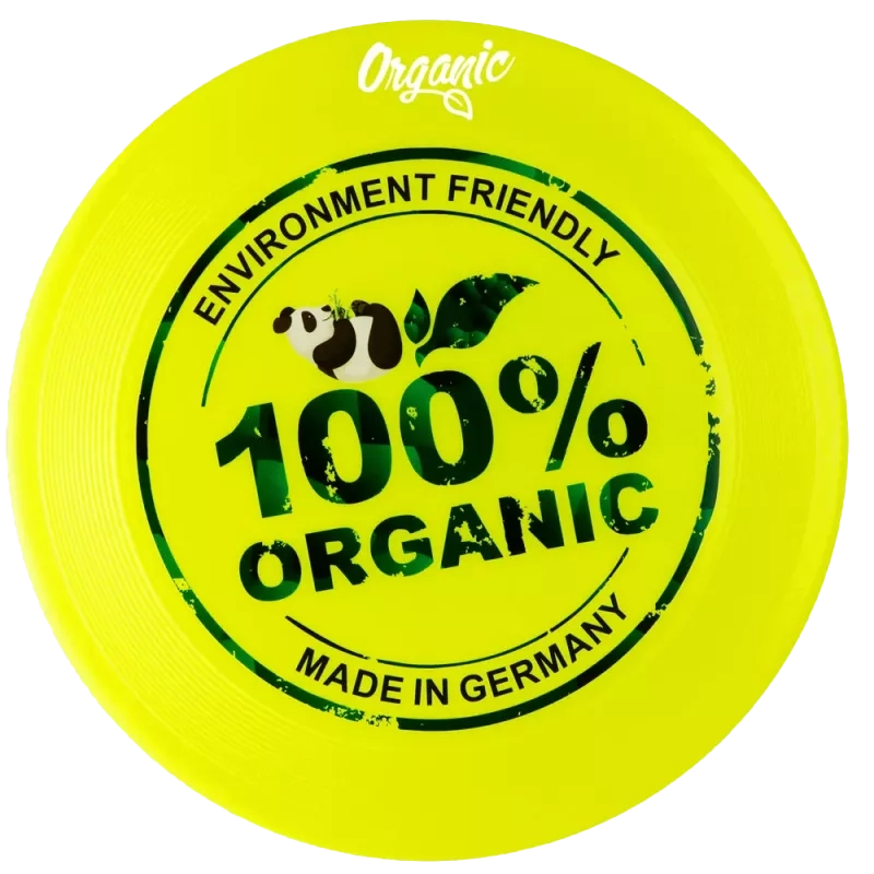 eurodisc® 100g 100% BIO Frisbee 23cm mit Panda Motiv eurodisc® 100g 100% BIO Frisbee 23cm mit Panda Motiv