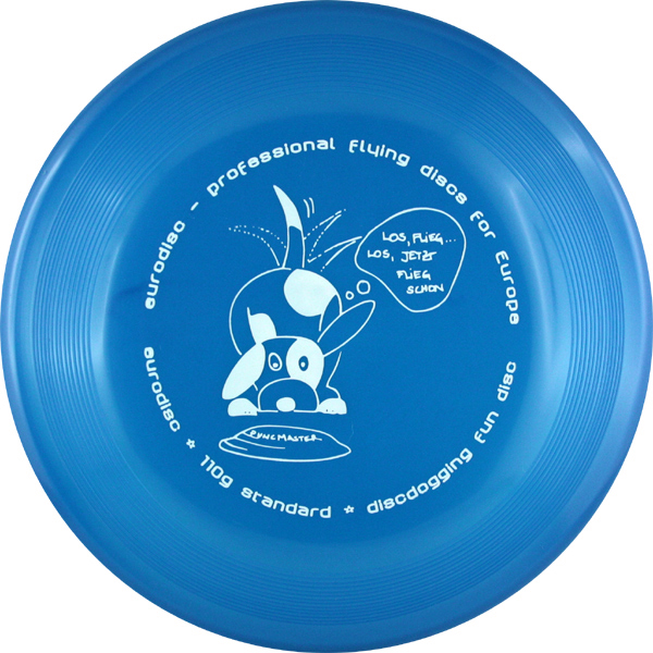 Eurodisc Hundefrisbee 110g Standard dunkelblau
