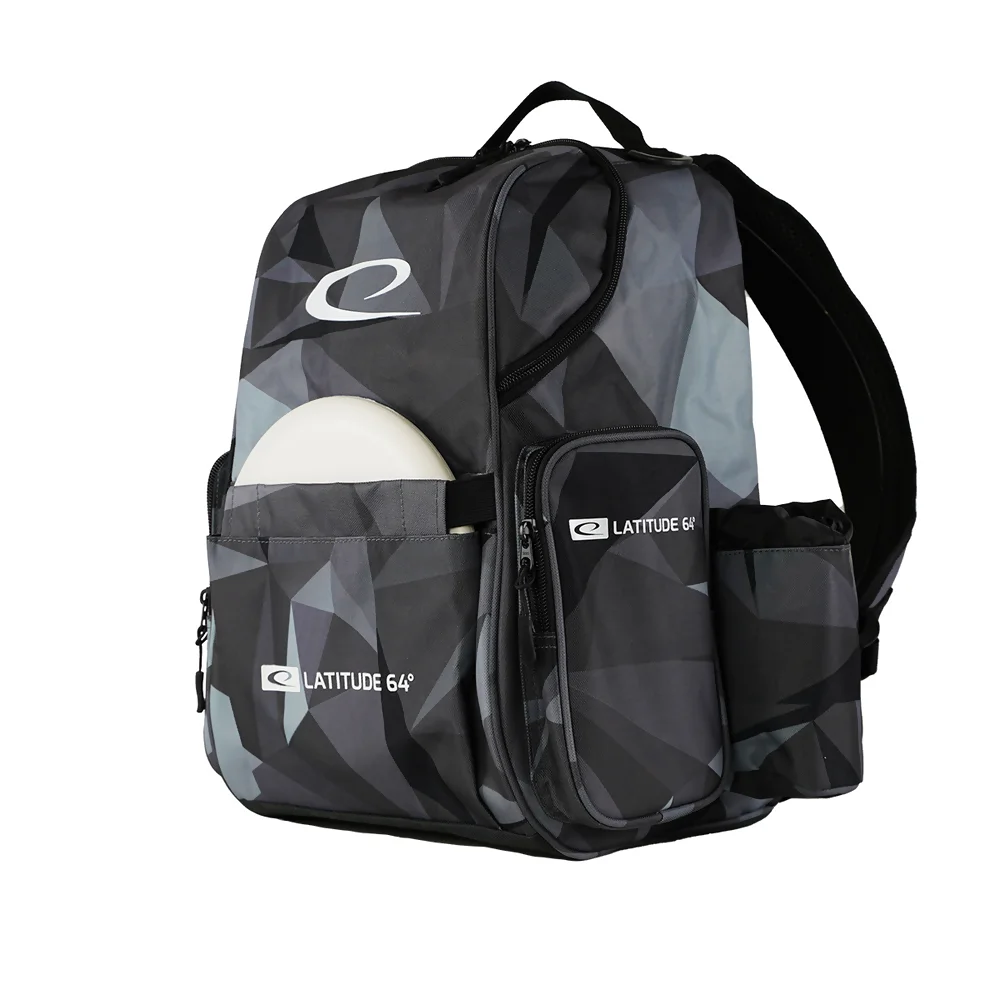 Latitude 64 Disc Golf Tasche SWIFT BACKPACK Gray Fractured