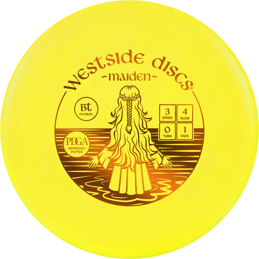 Westside Disc Golf Putter BT Medium Maiden Westside Disc Golf Putter BT Medium Maiden