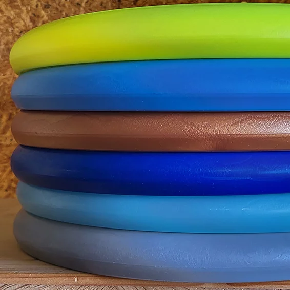 eurodisc® 175g Ultimate Frisbee Bio New Games Organic with Colour Problems 10x Bundle