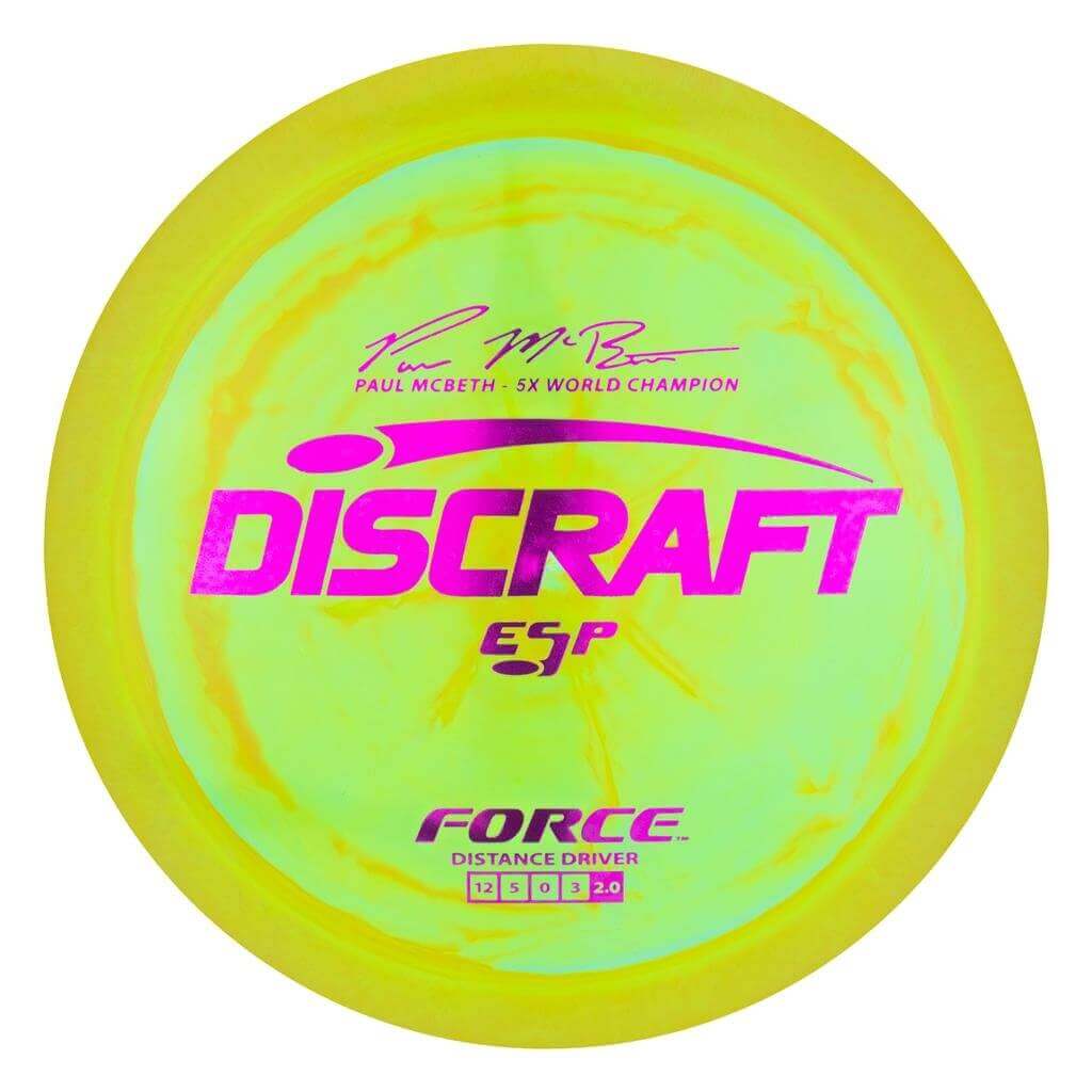 Discraft Disc Golf Distance Driver ESP Force Paul McBeth Discraft Disc Golf Distance Driver ESP Force Paul McBeth