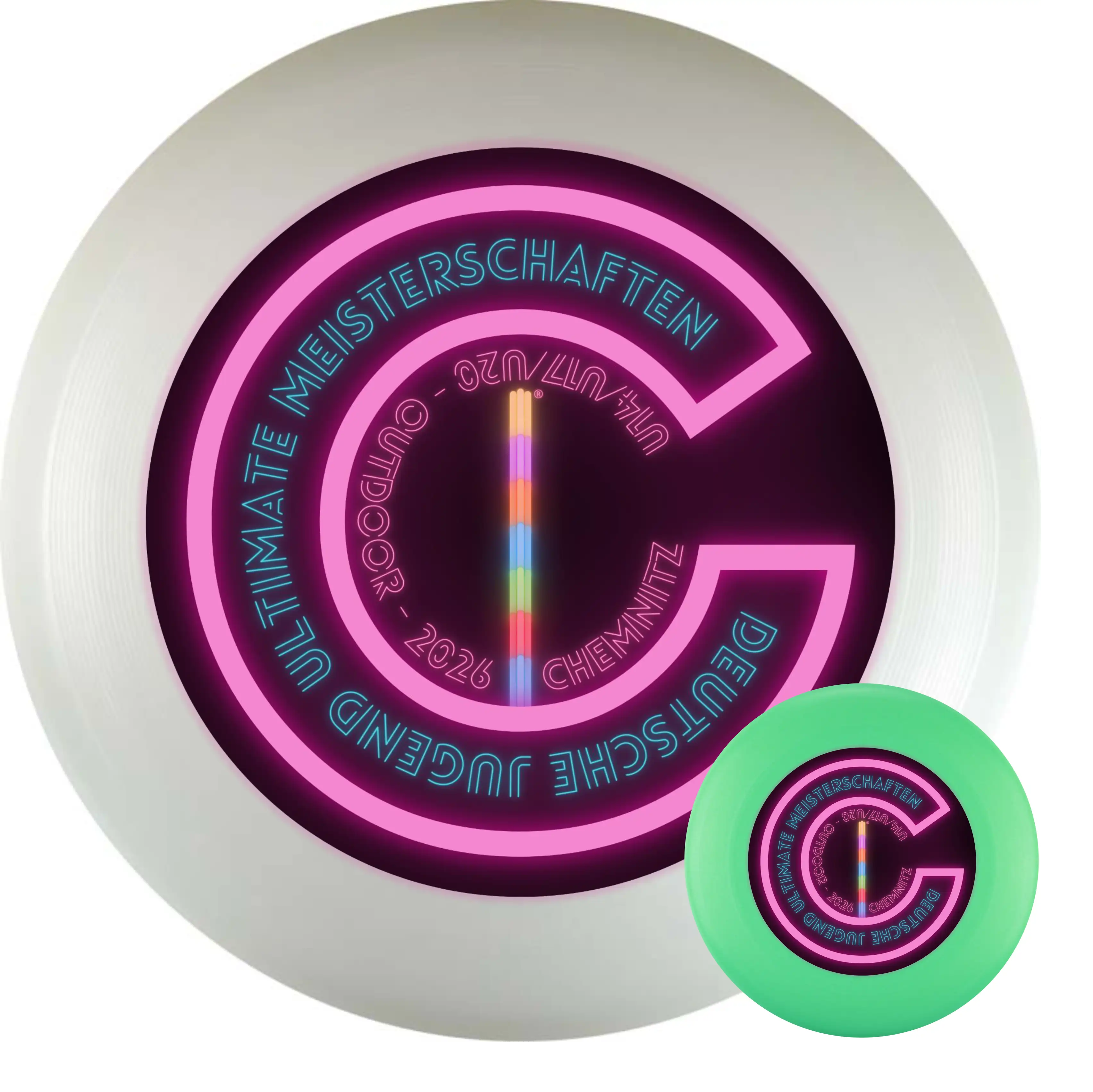 eurodisc® 175g Ultimate Frisbee DJUM Chemnitz 2026 U14/U17/U20 organic