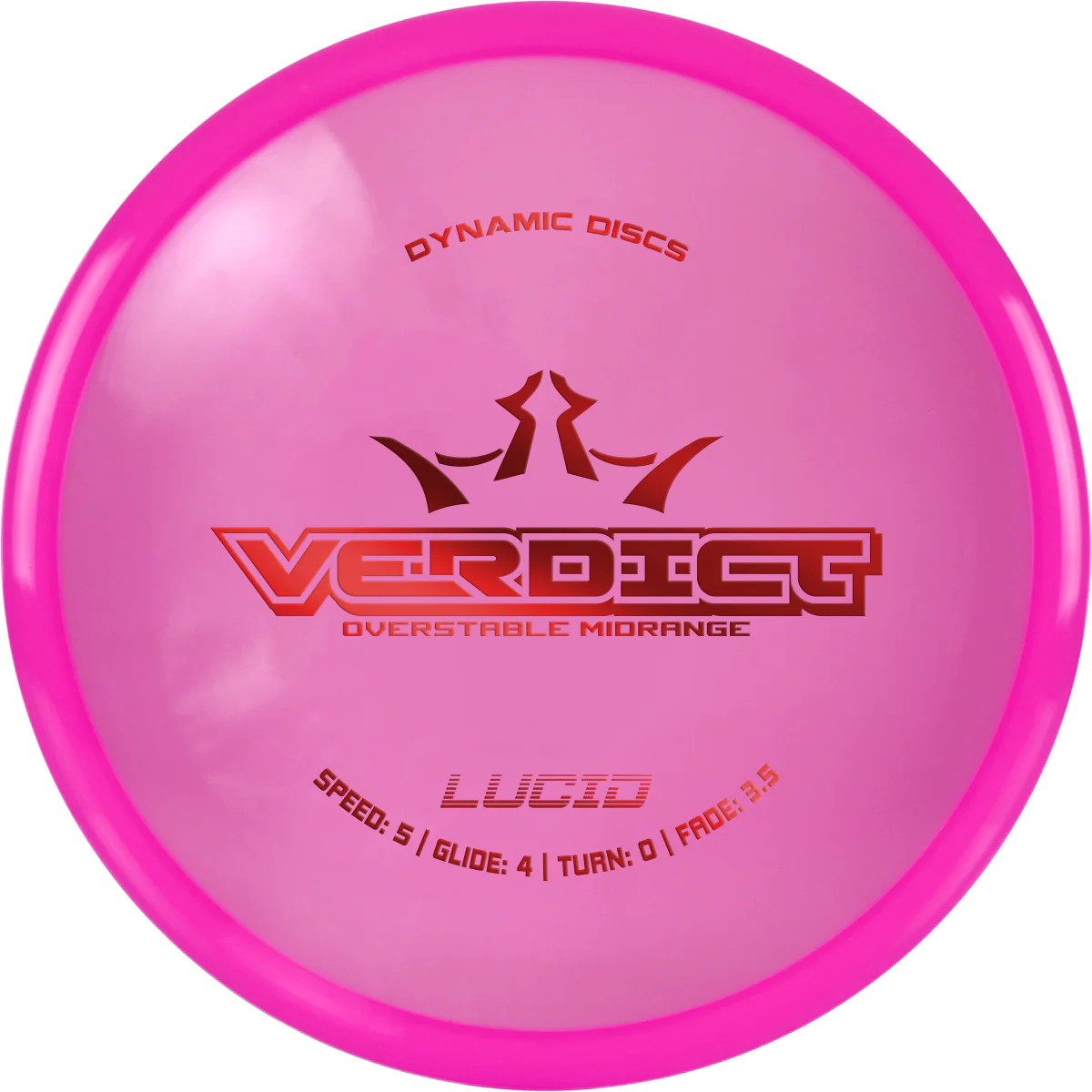 Dynamic Discs Disc Golf Midrange Lucid Line Verdict Dynamic Discs Disc Golf Midrange Lucid Line Verdict