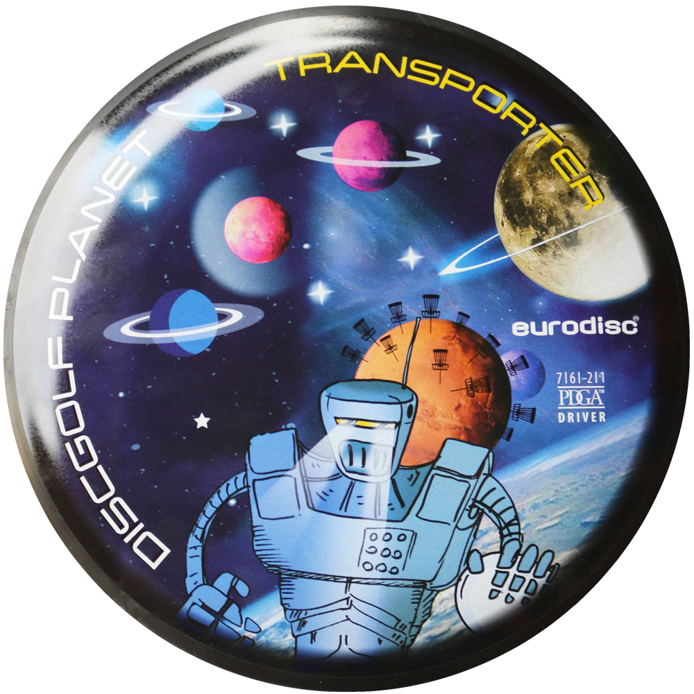 eurodisc® Disc Golf Fairway Driver Transporter Discgolf Planet Space Edition 