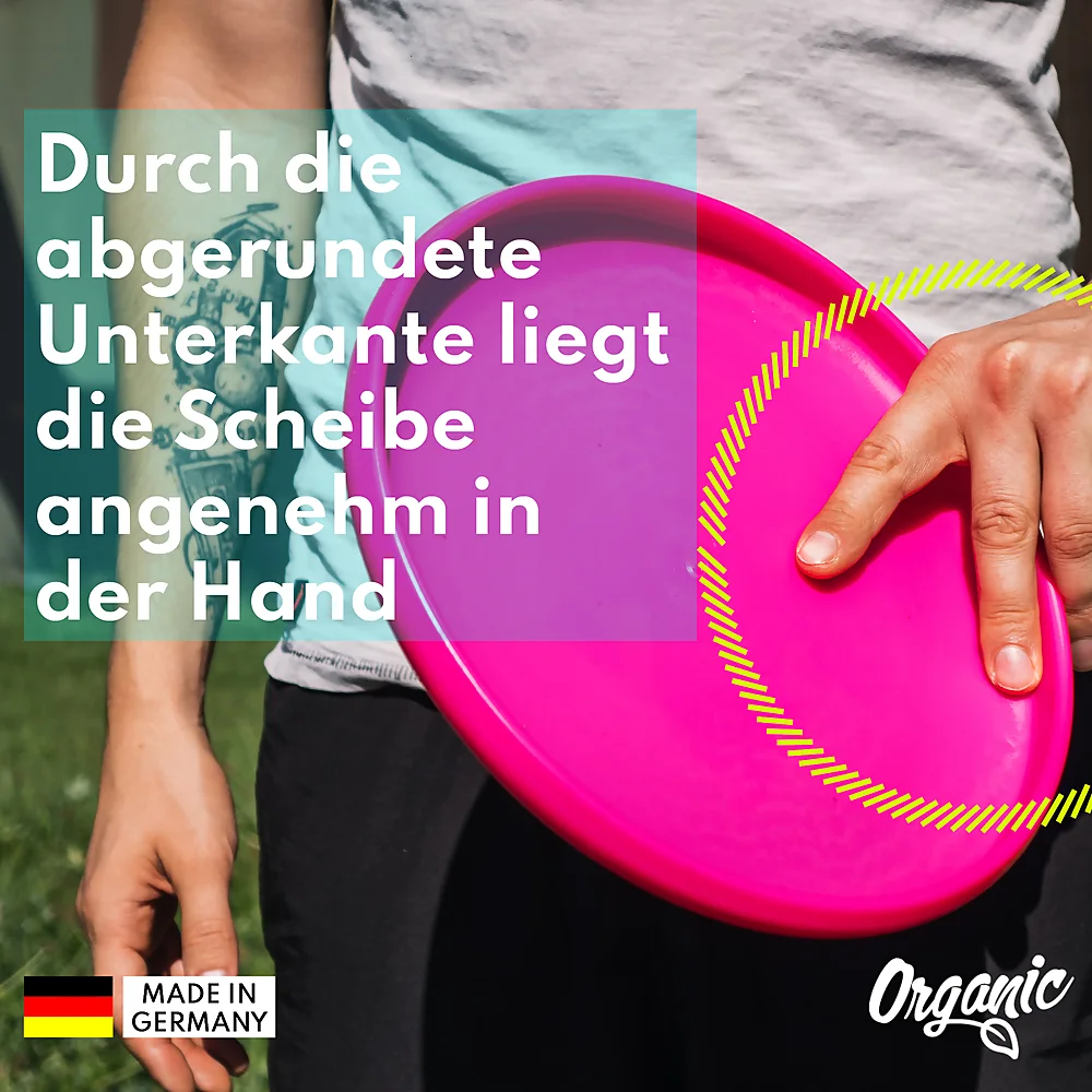 eurodisc® 175g Ultimate Frisbee Unicorn Clouds Pink aus Bio-Kunststoff