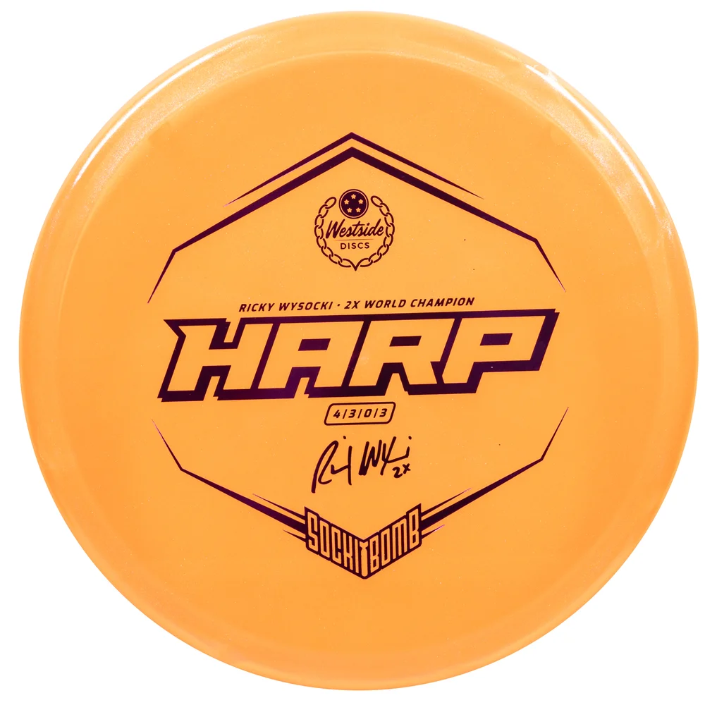 Westside Disc Golf Putter VIP Ice Glimmer Harp - Ricky Wysocki Westside Disc Golf Putter VIP Ice Glimmer Harp - Ricky Wysocki