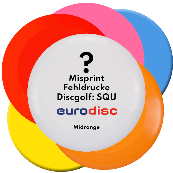eurodisc Misprint Discgolf SQU - Putter - Midrange -  Driver