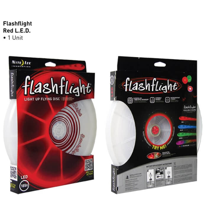  Nite Ize Flashflight LED Frisbee Rot