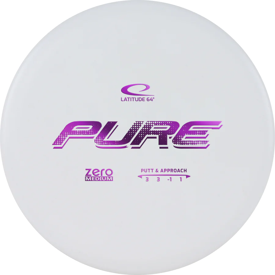 Latitude 64 Disc Golf Putter Zero Medium Pure Latitude 64 Disc Golf Putter Zero Medium Pure
