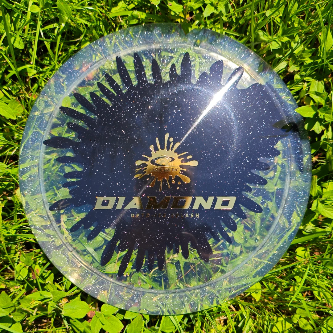 Latitude64 Disc Golf Fairway Driver Opto Ice SPARKLE SPLASH Diamond Latitude64 Disc Golf Fairway Driver Opto Ice SPARKLE SPLASH Diamond