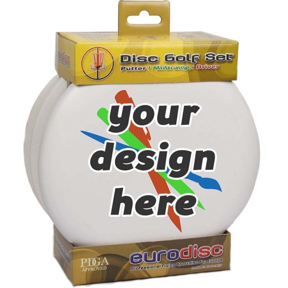Custom eurodisc® Disc Golf Set SQU, WHITE Custom eurodisc® Disc Golf Set SQU, WHITE