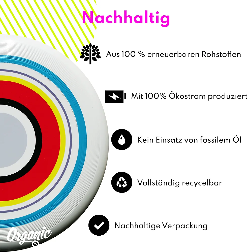 eurodisc® 175g Ultimate Frisbee Summer aus Bio-Kunststoff eurodisc® 175g Ultimate Frisbee Summer aus Bio-Kunststoff
