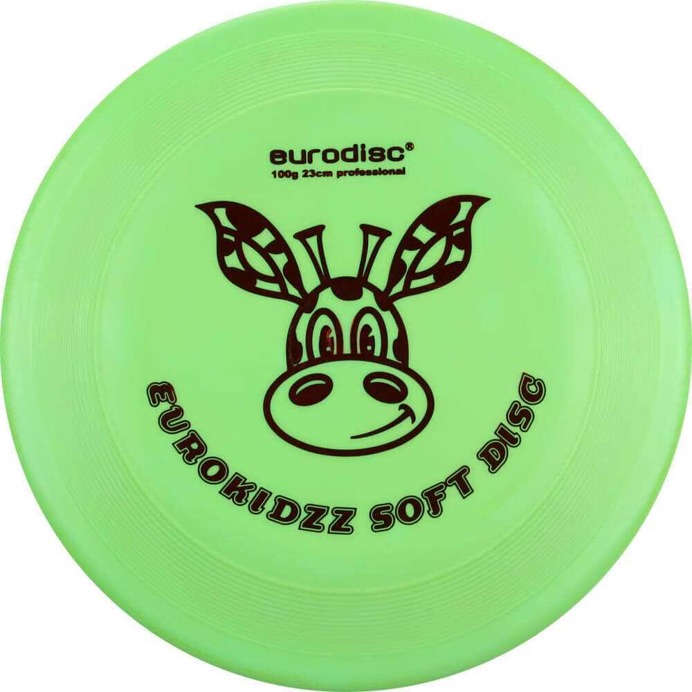 Eurodisc 100g Kidzz Fun Soft Frisbee Giraffe 23cm Grün