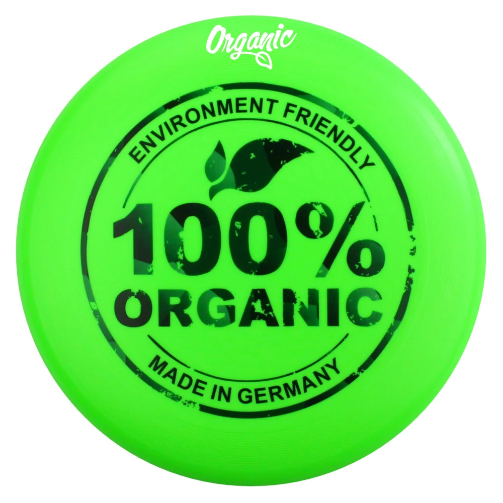 eurodisc® 175g Ultimate organic Frisbee Organic neon green