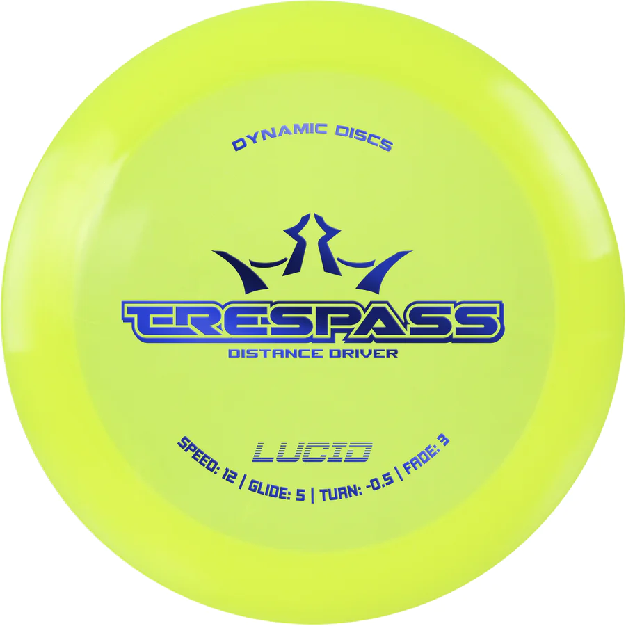 Dynamic Discs Disc Golf Distance Driver Lucid Line Trespass