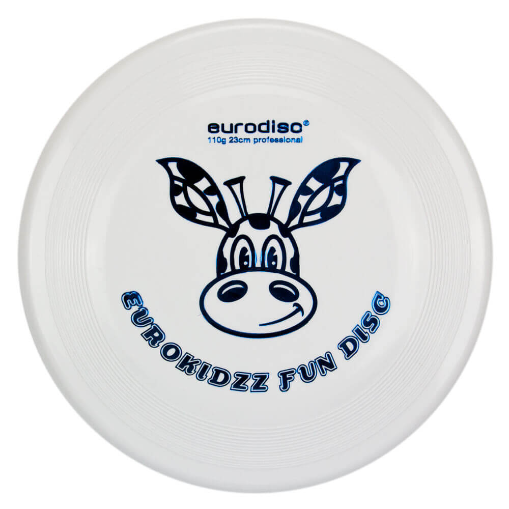 eurodisc® 110g Kidzz Fun Frisbee Giraffe 23cm white