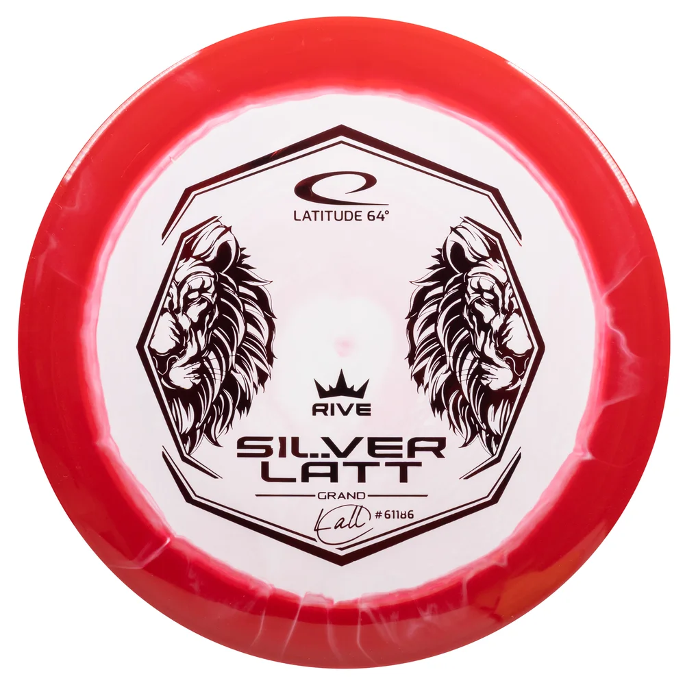 Latitude 64 Disc Golf Distance Driver Grand Orbit Rive  - Silver Lätt  Team Series 