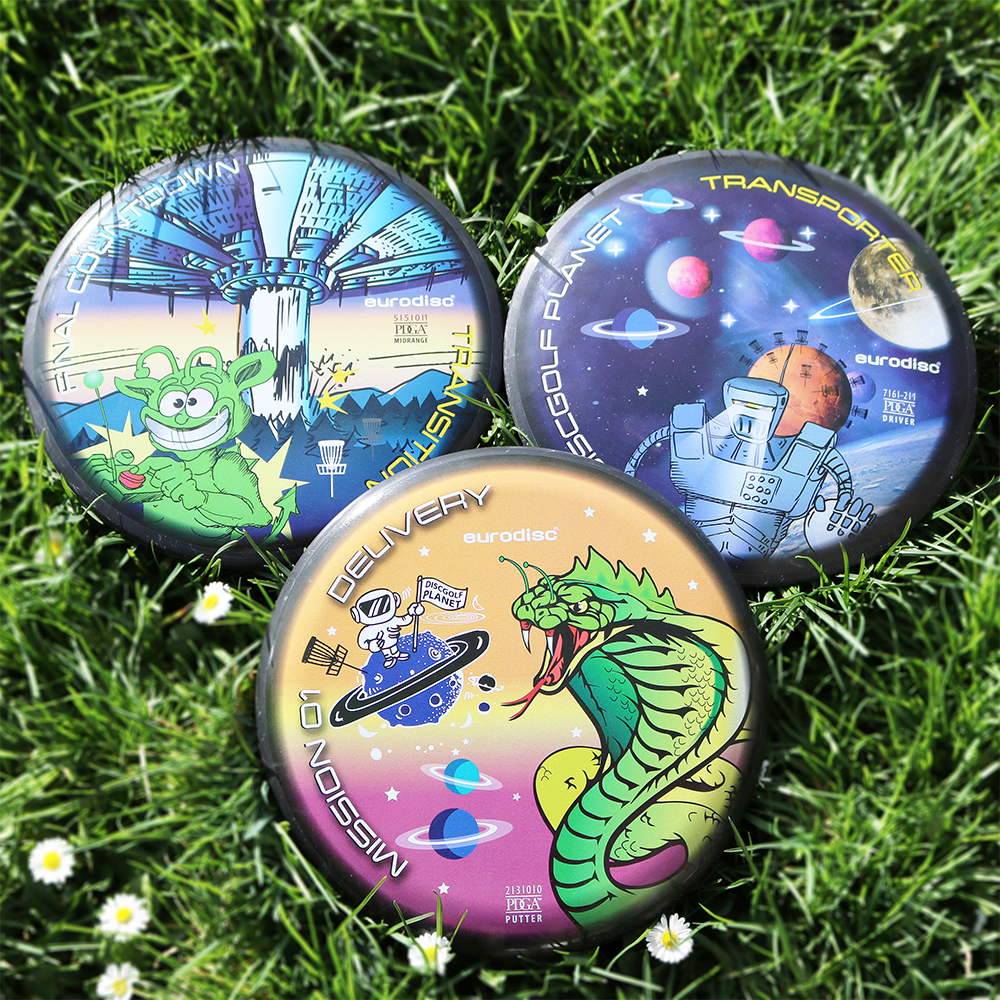 eurodisc® Disc Golf Putter Delivery Mission 01 Space Edition eurodisc® Disc Golf Putter Delivery Mission 01 Space Edition