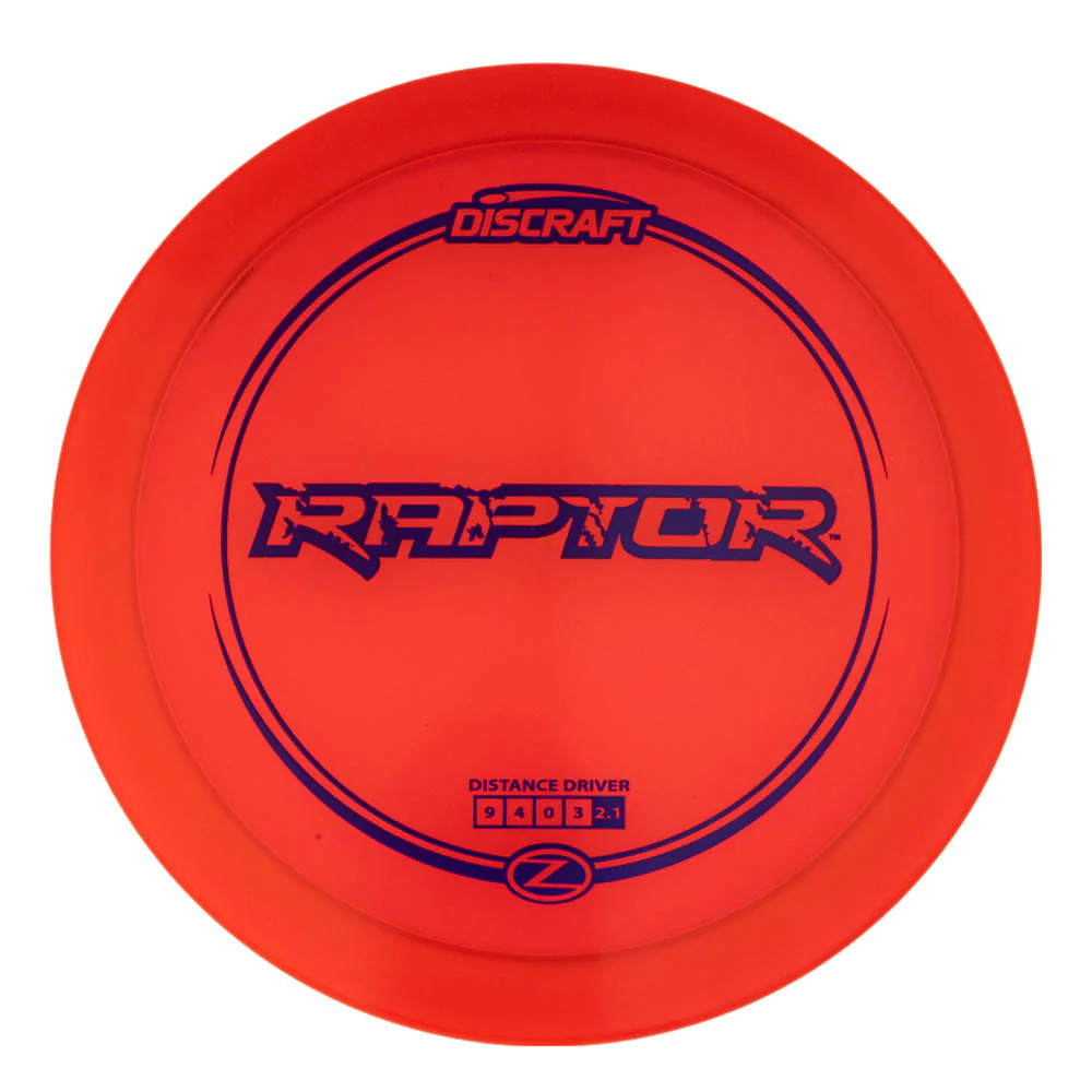 Discraft Disc Golf Distance Driver Z-Line Raptor Discraft Disc Golf Distance Driver Z-Line Raptor