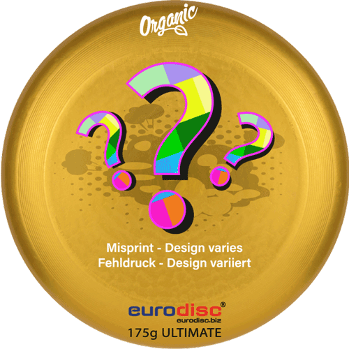 eurodisc® 175g Ultimate Frisbee Secret Gold aus Bio-Kunststoff