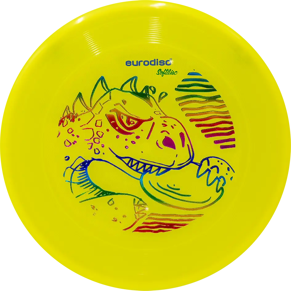 eurodisc® 100g Kidzz Fun Soft Frisbee Throwzilla yellow